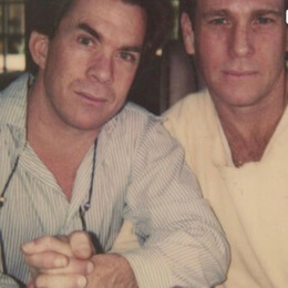 Kevin O'Neal with his brother, Ryan O'Neal.